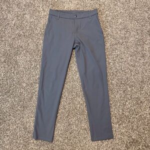 Lululemon Men’s ABC Commission Slim Pant in Light Grey / Silver size 31